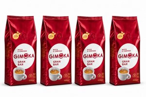 4 ק"ג פולי קפה ג'ימוקה גראן בר GIMOKA GRAN BAR חוזק 12/13 4 ק"ג פולי קפה ג'ימוקה גראן בר GIMOKA GRAN BAR חוזק 12/13