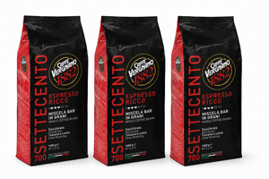 3 ק"ג פולי קפה וירנאנו caffe VERGNANO 1882 ESPRESSO RICCO 700 חוזק 3/5 3 ק"ג פולי קפה וירנאנו caffe VERGNANO 1882 ESPRESSO RICCO 700 חוזק 3/5