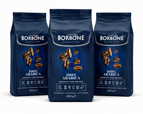 3 �"� ���� ��� Caffè Borbone Selection 100% Arabica