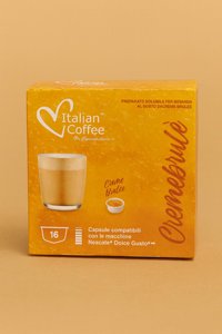 16 קפסולות איטלקיות תואמות דולצה גוסטו Italian Coffee Dolce Gusto Creme brulee 16 קפסולות איטלקיות תואמות דולצה גוסטו Italian Coffee Dolce Gusto Creme brulee