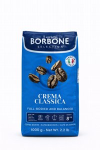 1 ק"ג פולי קפה Caffe Borbone Crema Classica חוזק 8 1 ק"ג פולי קפה Caffe Borbone Crema Classica חוזק 8