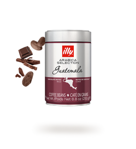 250 גרם פולי קפה חד זני illy MonoArabica Guatemala 100% arabica 250 גרם פולי קפה חד זני illy MonoArabica Guatemala 100% arabica