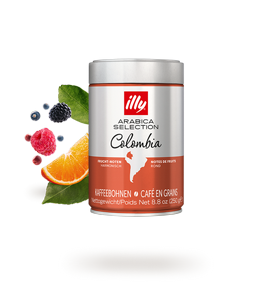 250 גרם פולי קפה אילי קולומביה illy Monoarabica Colombia 100% arabica (חד זני) חוזק 5/10 250 גרם פולי קפה אילי קולומביה illy Monoarabica Colombia 100% arabica (חד זני) חוזק 5/10