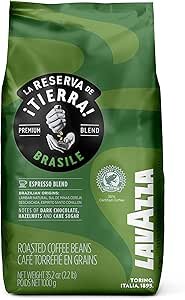 1 ק"ג פולי קפה לוואצה ברזיל LAVAZZA TIERRA BRASILE חוזק 8/10 1 ק"ג פולי קפה לוואצה ברזיל LAVAZZA TIERRA BRASILE חוזק 8/10