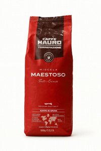 1 ק"ג פולי קפה MAURO MAESTOSO חוזק 10 1 ק"ג פולי קפה MAURO MAESTOSO חוזק 10
