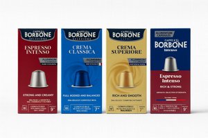 100 קפסולות BORBONE תואם נספרסו 100 קפסולות BORBONE תואם נספרסו