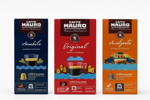 100 קפסולות MAURO תואם נספרסו 100 קפסולות MAURO תואם נספרסו