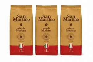 3 ק"ג פולי קפה SAN MARTINO MISCELA MODENA 3 ק"ג פולי קפה SAN MARTINO MISCELA MODENA