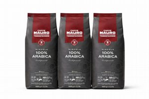 3 ק"ג פולי קפה Mauro Centopercento 100% arabica חוזק 7 3 ק"ג פולי קפה Mauro Centopercento 100% arabica חוזק 7