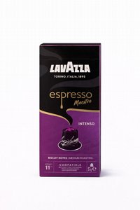 10 קפסולות LAVAZZA MAESTRO INTENSO תואם נספרסו חוזק 11/13 10 קפסולות LAVAZZA MAESTRO INTENSO תואם נספרסו חוזק 11/13