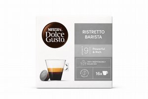 16 קפסולות מקורי דולצה גוסטו Dolce Gusto Nescafe RISTRETTO BARISTA חוזק 9 16 קפסולות מקורי דולצה גוסטו Dolce Gusto Nescafe RISTRETTO BARISTA חוזק 9