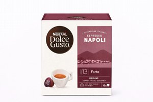 16 קפסולות מקורי דולצ'ה גוסטו NAPOLI DOLCE GUSTO חוזק 13/13 16 קפסולות מקורי דולצ'ה גוסטו NAPOLI DOLCE GUSTO חוזק 13/13