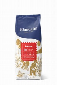 1 ק"ג פולי קפה BIANCAFFE INTENSO 1 ק"ג פולי קפה BIANCAFFE INTENSO
