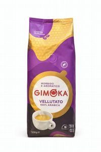 500 גרם פולי קפה ג'ימוקה 100 % ערביקה GIMOKA VELLUTATO 500 גרם פולי קפה ג'ימוקה 100 % ערביקה GIMOKA VELLUTATO
