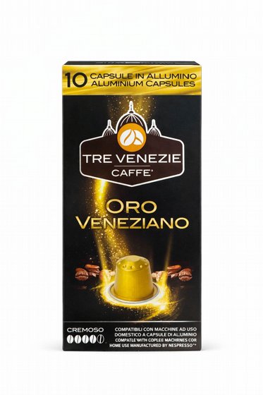 10 ������� ��������� ���� ������ Tre Venezie Caffe Oro Veneziano ���� 4/5