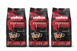 3 ק"ג פולי קפה Lavazza Espresso Italiano Aromatico חוזק 7 3 ק"ג פולי קפה Lavazza Espresso Italiano Aromatico חוזק 7