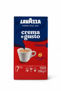 250x25 גרם קפה טחון lavazza crema e gusto 250x25 גרם קפה טחון lavazza crema e gusto