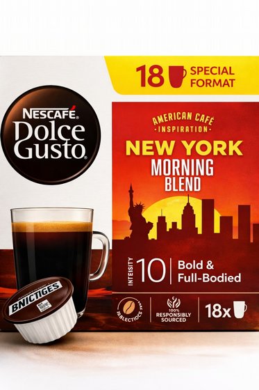 18 ������� ����� ����� ����� Dolce Gusto Nescafe New York Morning Blend Grande 