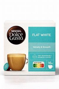 16 קפסולות מקורי דולצה גוסטו Dolce Gusto Nescafé Flat White 16 קפסולות מקורי דולצה גוסטו Dolce Gusto Nescafé Flat White
