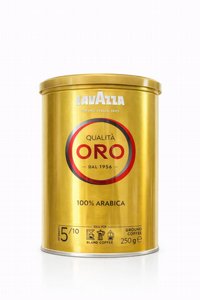 250 גרם קפה טחון Lavazza Qualit? Oro בפחית 250 גרם קפה טחון Lavazza Qualit? Oro בפחית