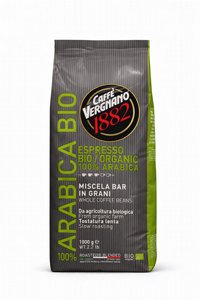 1 ק"ג פולי קפה Caffe Vergnano 1882 - 100% Arabica Bio חוזק 6/10 1 ק"ג פולי קפה Caffe Vergnano 1882 - 100% Arabica Bio חוזק 6/10