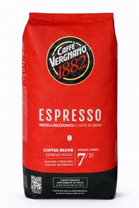 1 ק"ג פולי קפה Caffè Vergnano Espresso Miscela Selezionata חוזק 7/10 1 ק"ג פולי קפה Caffè Vergnano Espresso Miscela Selezionata חוזק 7/10