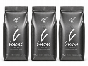 3 ק"ג פולי קפה וסקובי כסף- Vescovi Argento חוזק 8/10 3 ק"ג פולי קפה וסקובי כסף- Vescovi Argento חוזק 8/10
